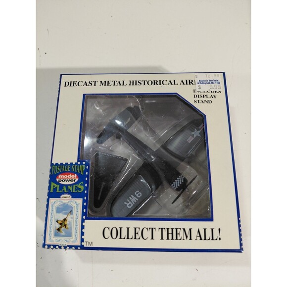 Model Power 5356-1 Postage Stamp 1:100 Scale Die Cast F-4U Corsair Airplane - Picture 11 of 13